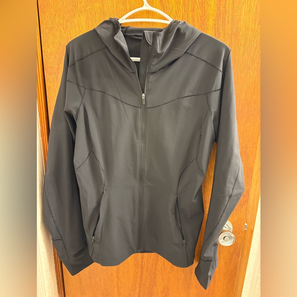 Lululemon Athletica Black Mist Over Rain Jacket - make me a reasonable offer!